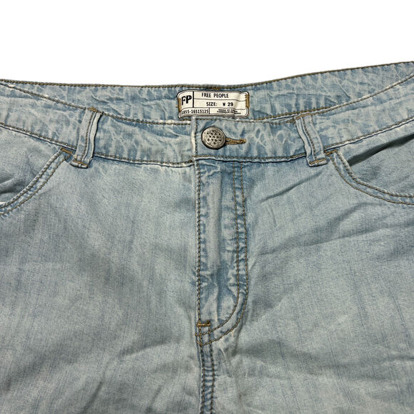 NWT Free People Drapey Flare Beryl Jeans SIZE 29 Flare Leg 35 x 33 RUNS LARGE - Picture 10 of 12